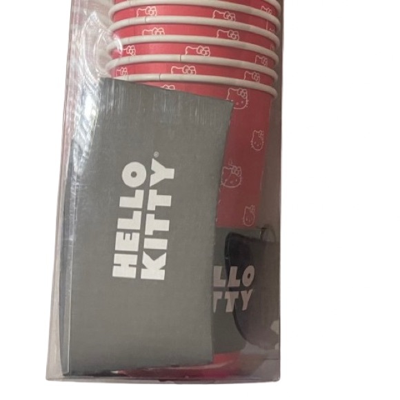 NEW Hello Kitty Hot Cup Set Of 10 W/ Lids + Sleeves - Picture 7 of 15